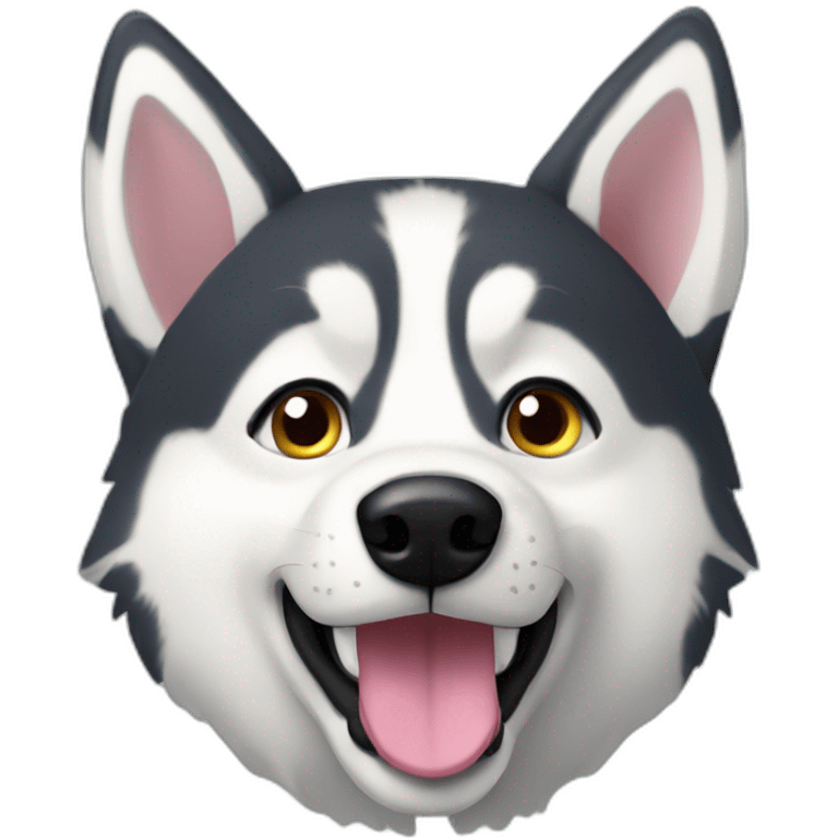 tulipe husky emoji