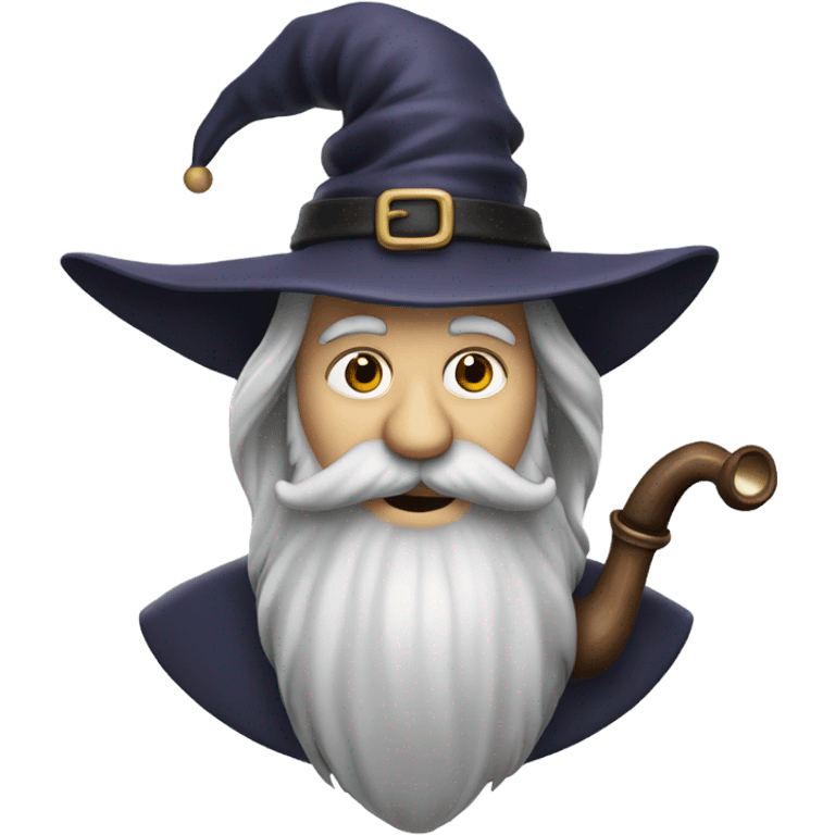 Wizard smoking pipe emoji