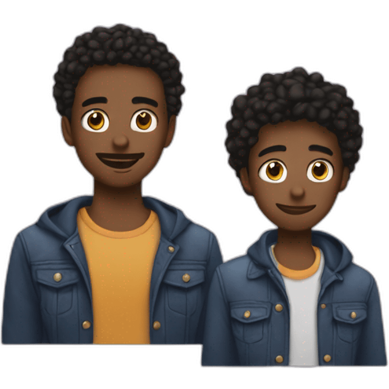 amine et billy emoji