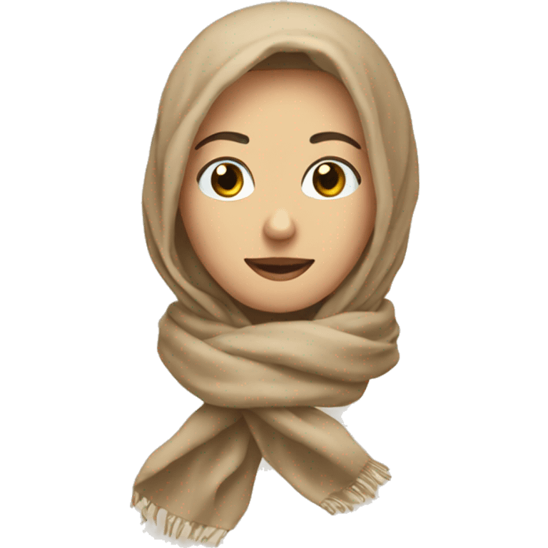 Beige scarf emoji