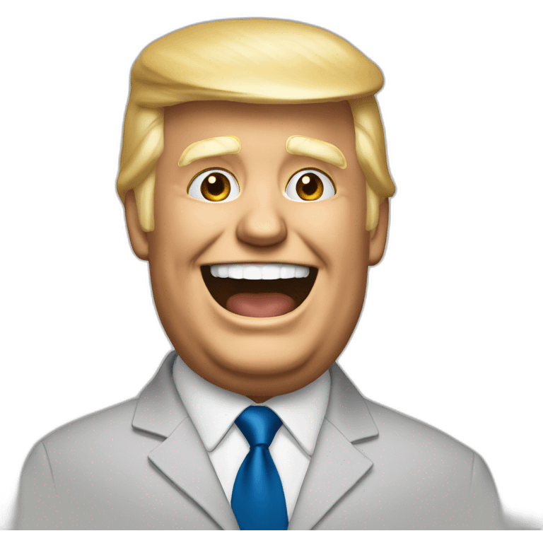 Happy big trump emoji