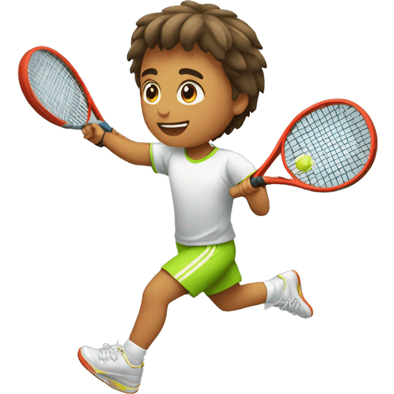 tenis deporte niños emoji