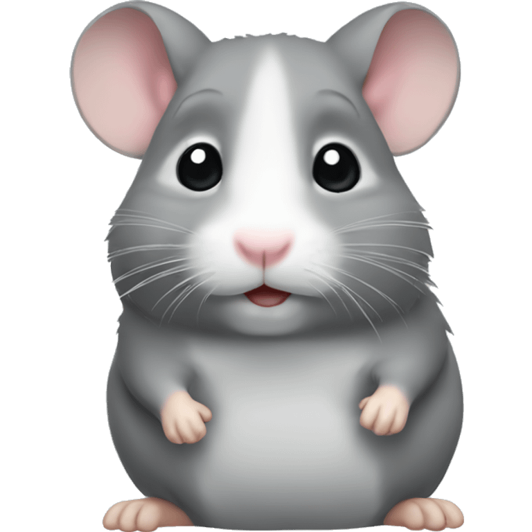 Gray hamster emoji