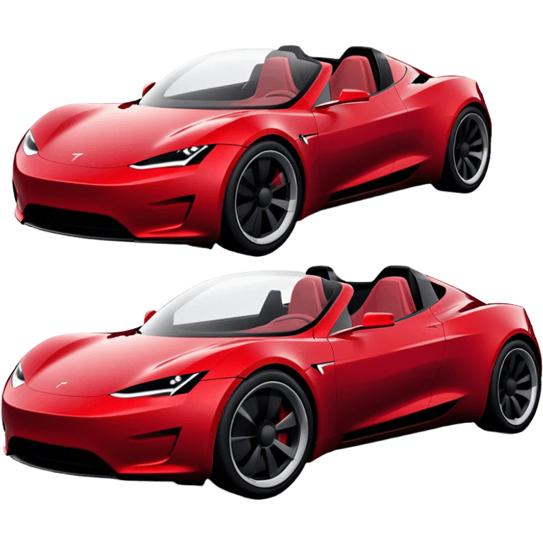 Tesla Roadster - Tesla (Model Year: 2020) (Iconic colour: Dark Red) emoji