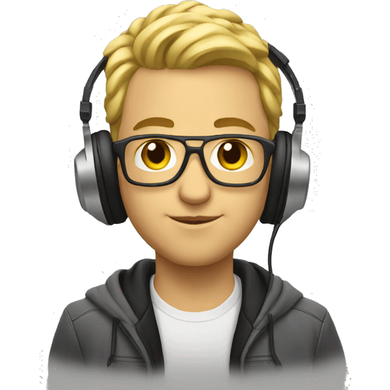 white dj emoji