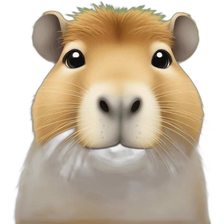 Capybara sitting emoji