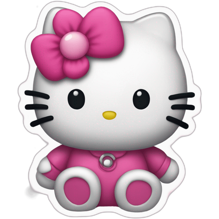 Hello Kitty en boîte de nuit emoji