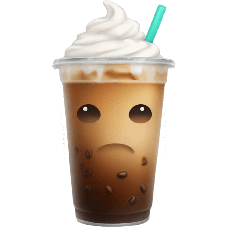 Iced coffee emoji