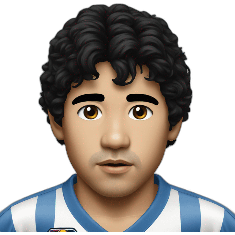 young maradona emoji