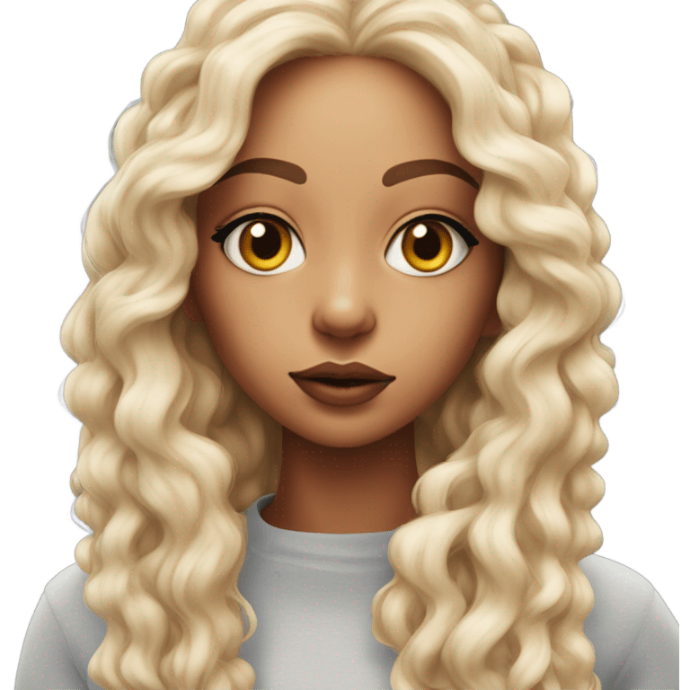 Singer Doja Cat Super Realist Portrait emoji