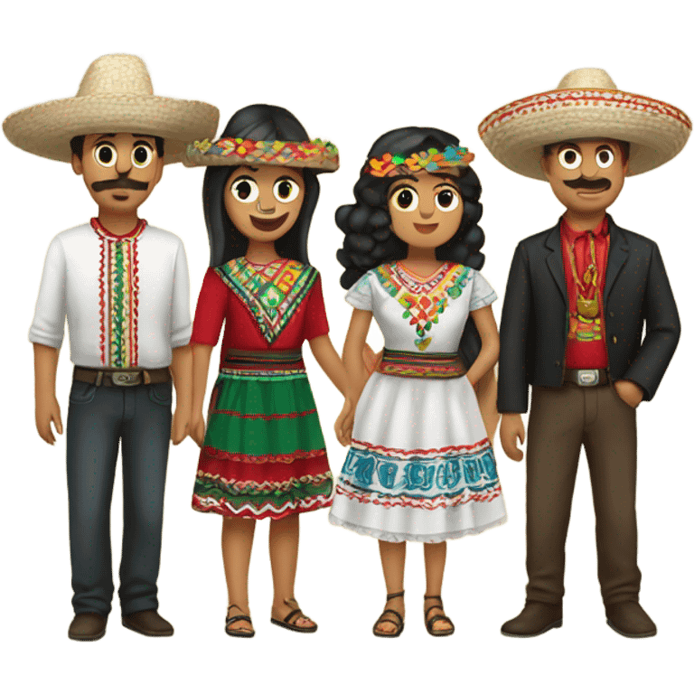 5 people from Mexico  emoji