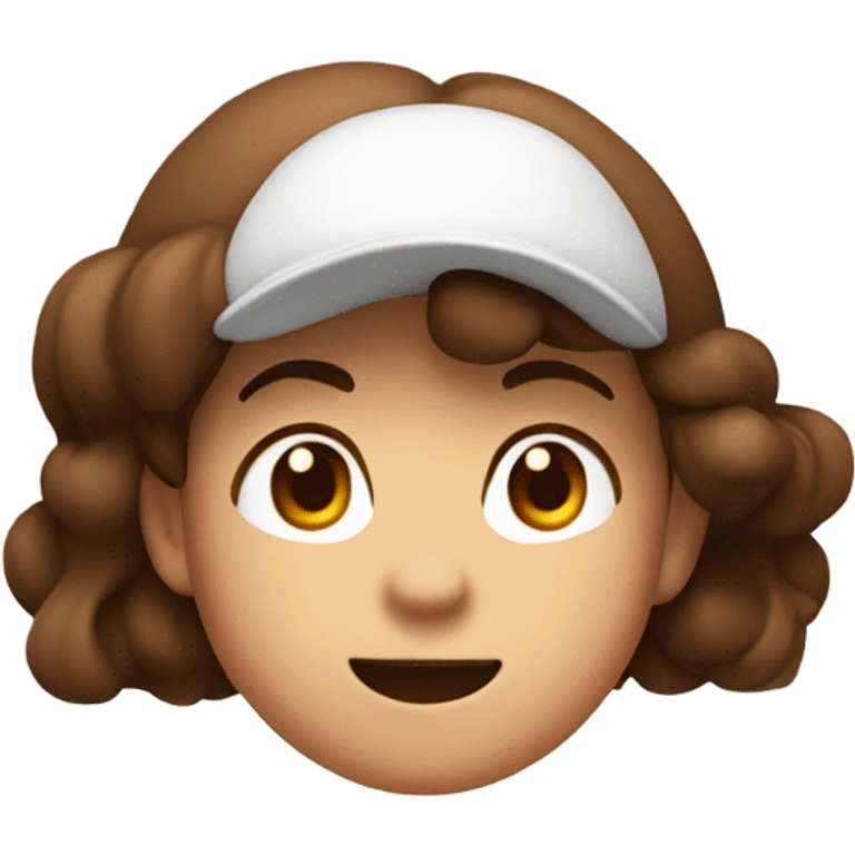  Mario cartoon character with a brown haired girl emoji