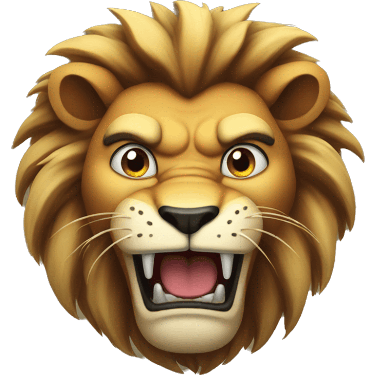 Lion angry  emoji