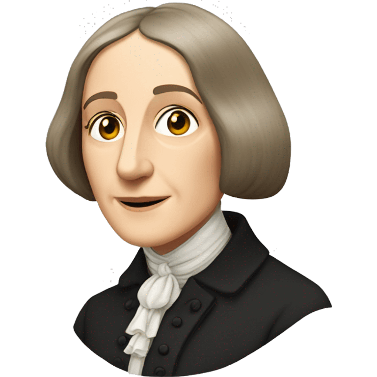 George Eliot (real name Mary Ann Evans) british writer emoji