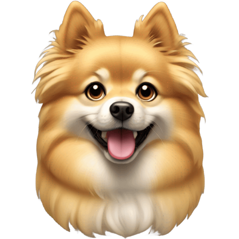 spitz dog golden emoji