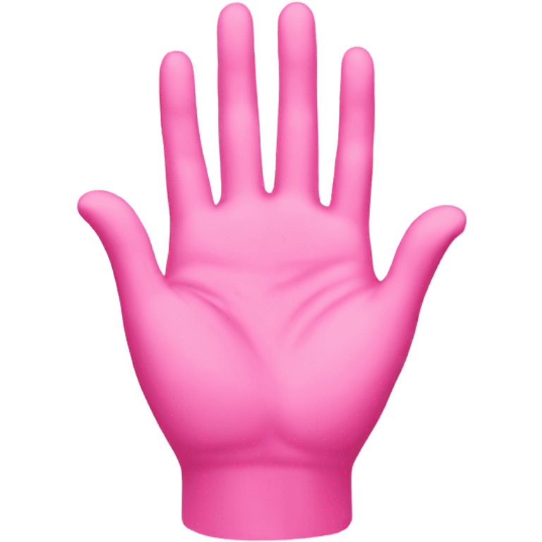 Pink prayer hand emoji emoji