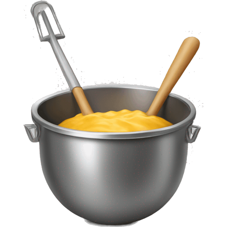 coole batter in a metal bowl emoji