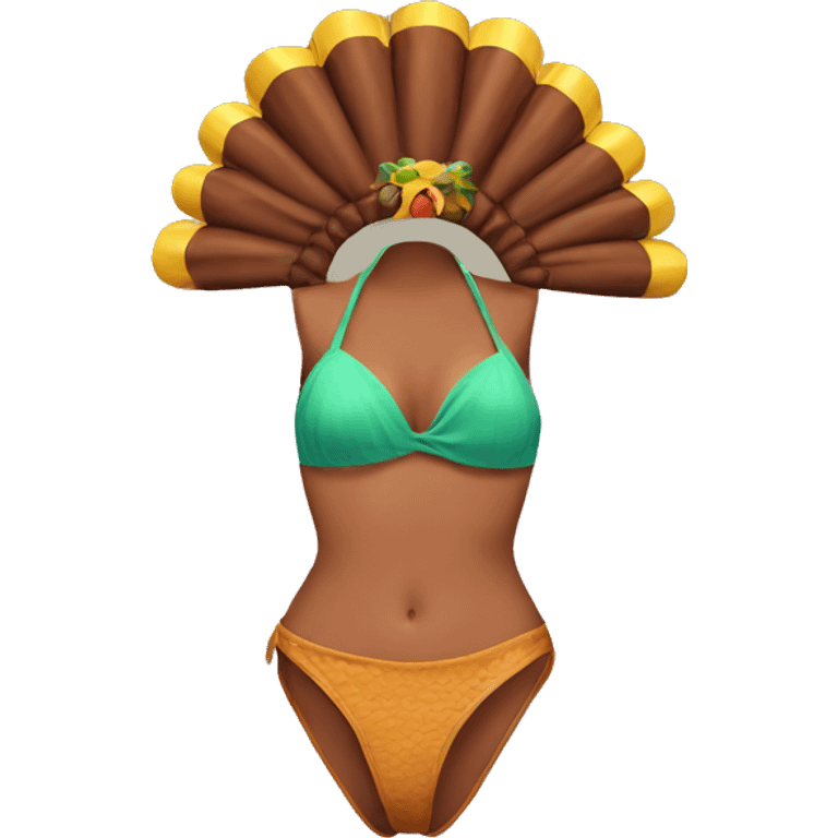 Turkey bikini emoji