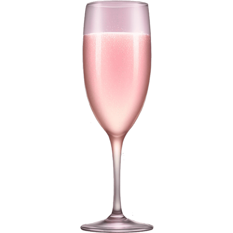 Pink champagne glass  emoji