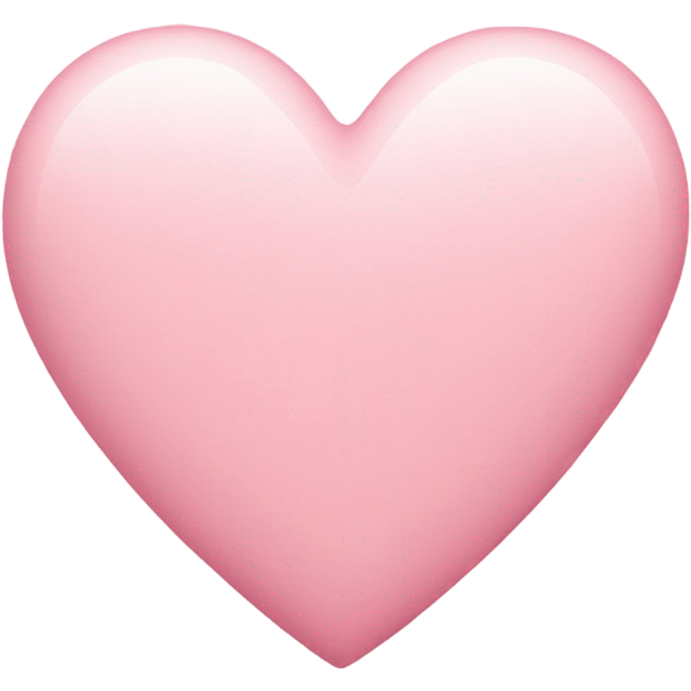 light pink heart  emoji