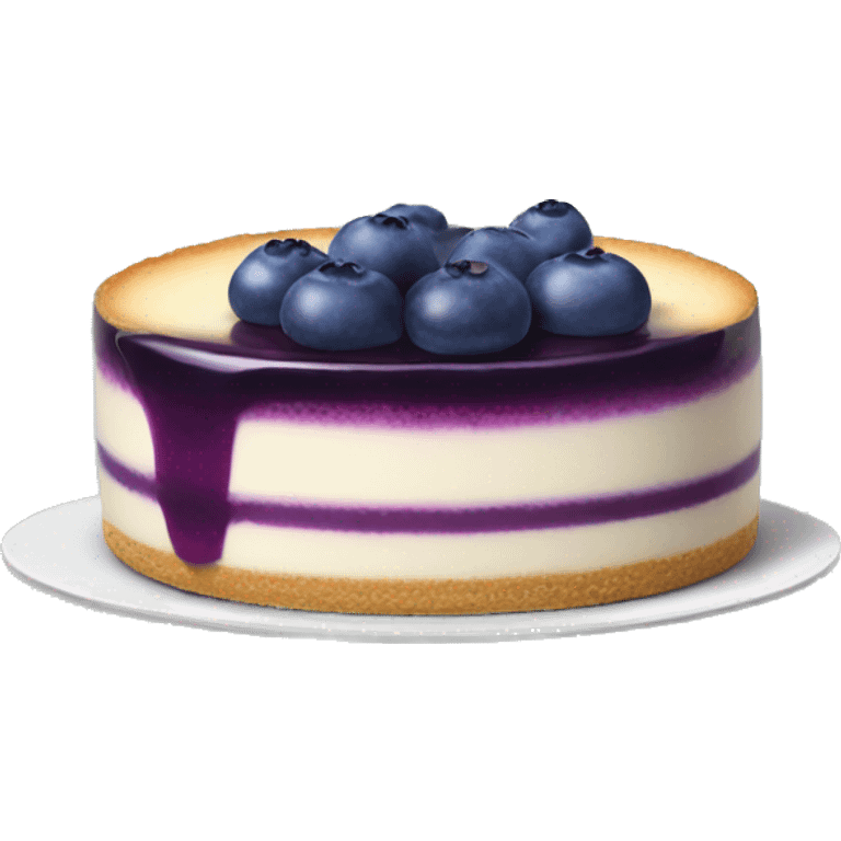 Blueberry Cheesecake  emoji