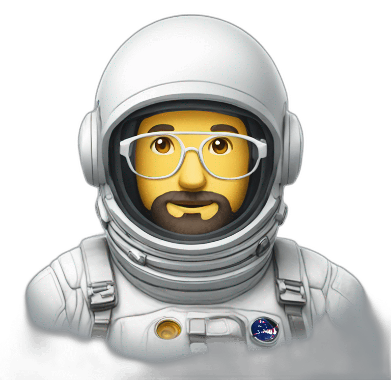 astronaut anime beard white-man glasses emoji