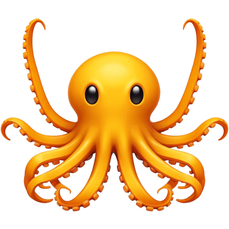 octobot, yellow-orange emoji