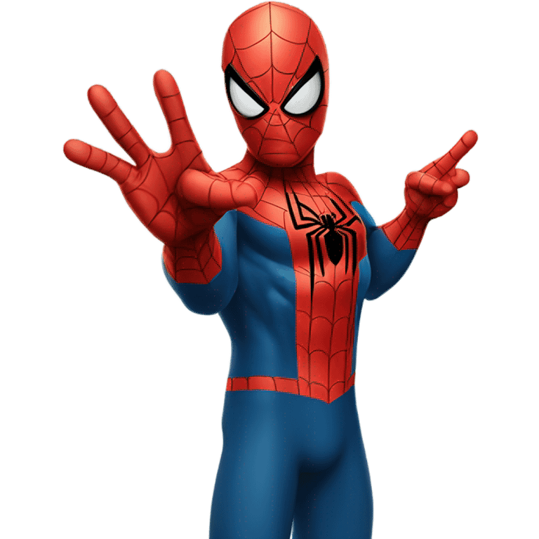 Spider-Man with an A-OK emoji