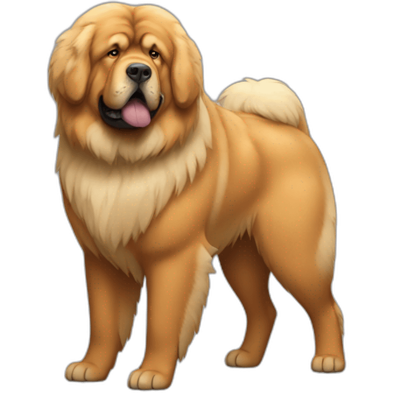 Tibetan Mastiff full body emoji