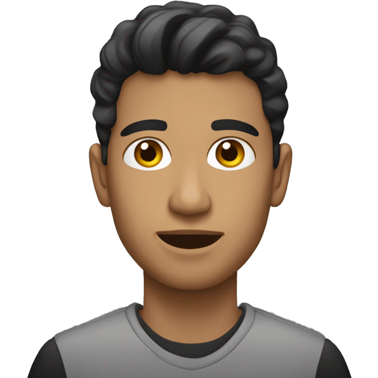 Joven moreno emoji