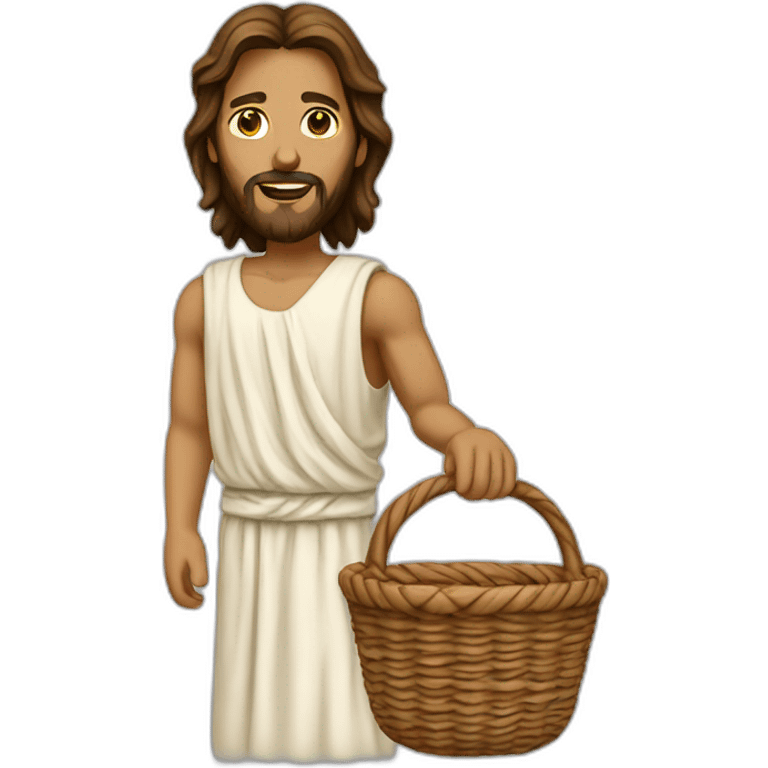 Jesus qui joue au basket emoji