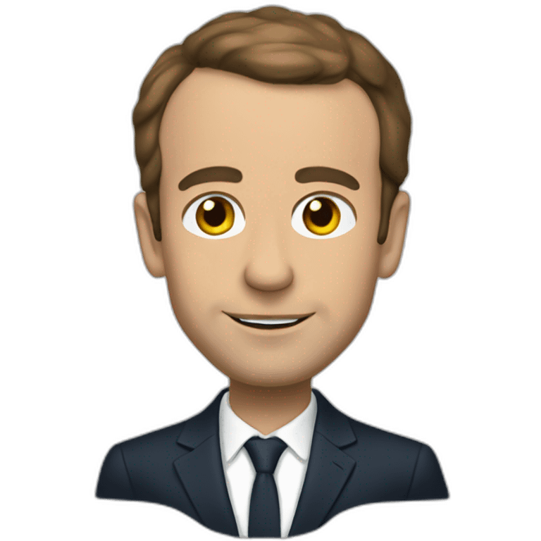 Macron choqué emoji