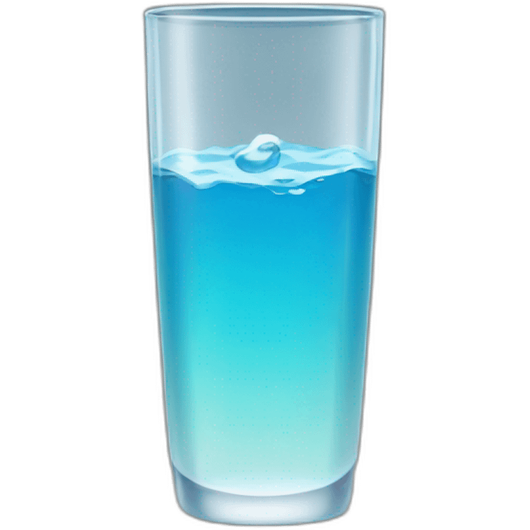 Un verre d'eau emoji