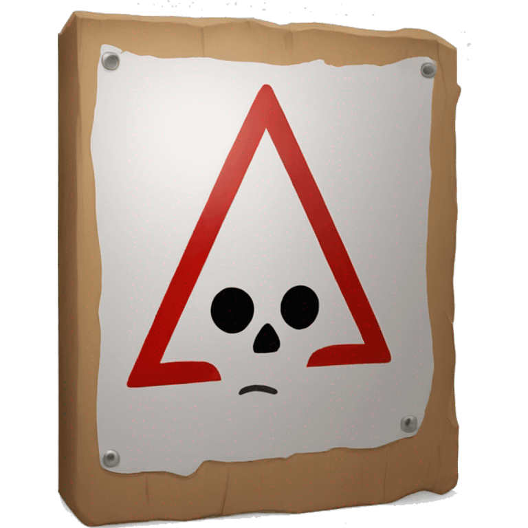 danger sign emoji