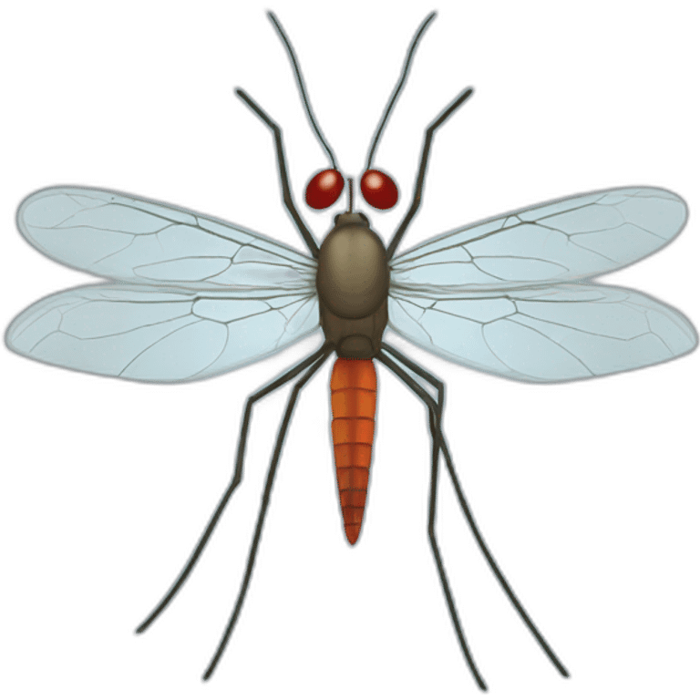 Mosquito with K-way emoji