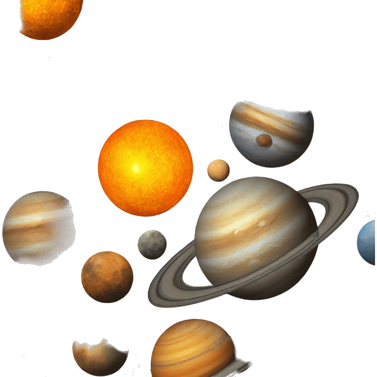 Solar system emoji