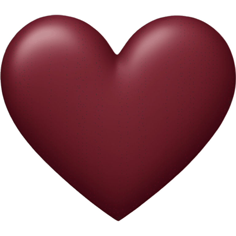 maroon heart emoji