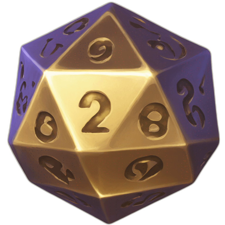 d20 gold emoji