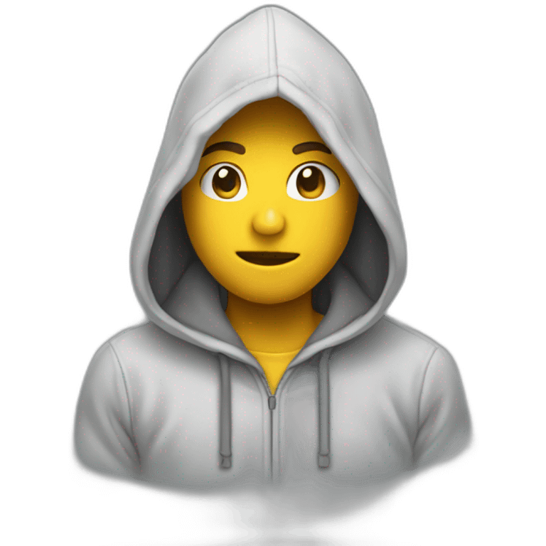 hoodie without a person emoji