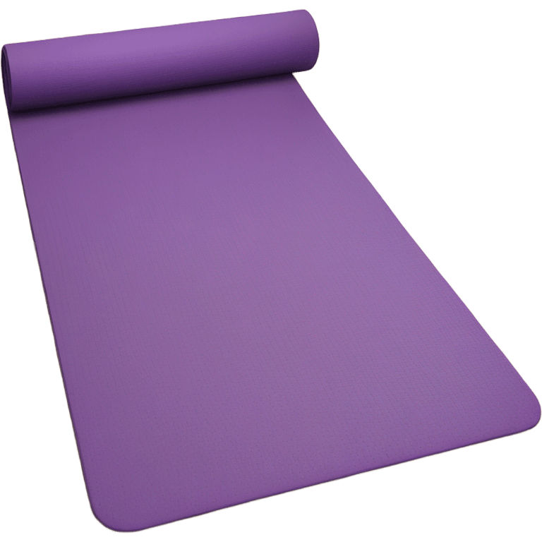 purple yoga mat emoji