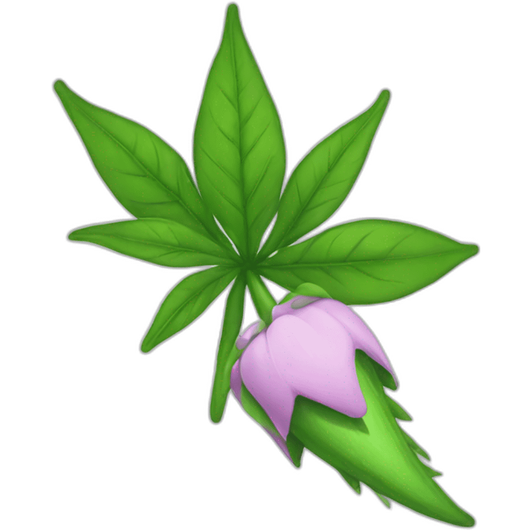 Licorne weed emoji