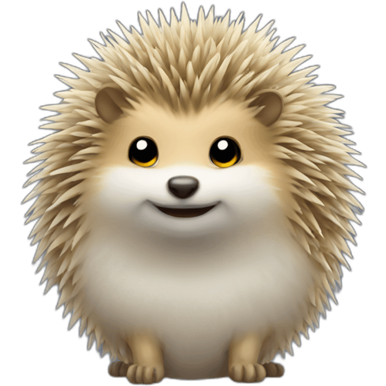 Military hedghog emoji