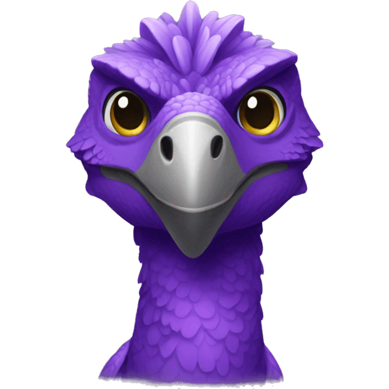 Purple Raptor emoji