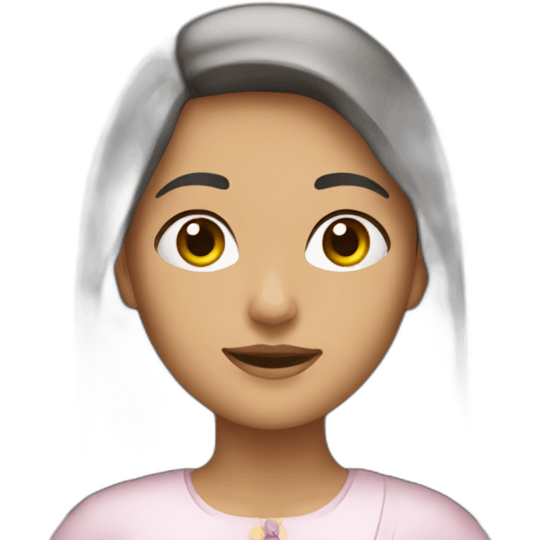 mujer giño emoji