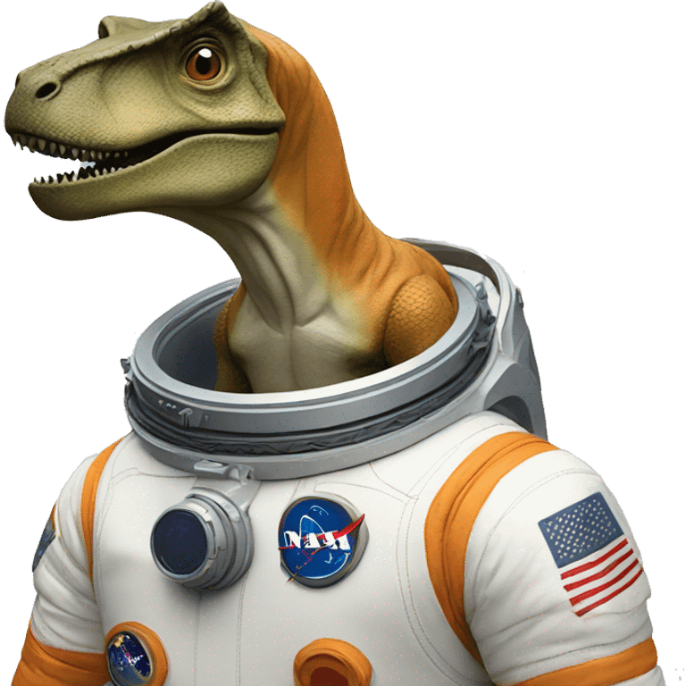 Trex mix with astronaut mix again with crown emoji