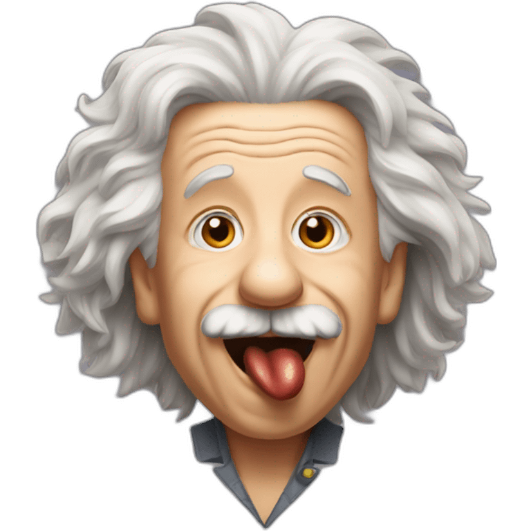 einstein-tongue emoji