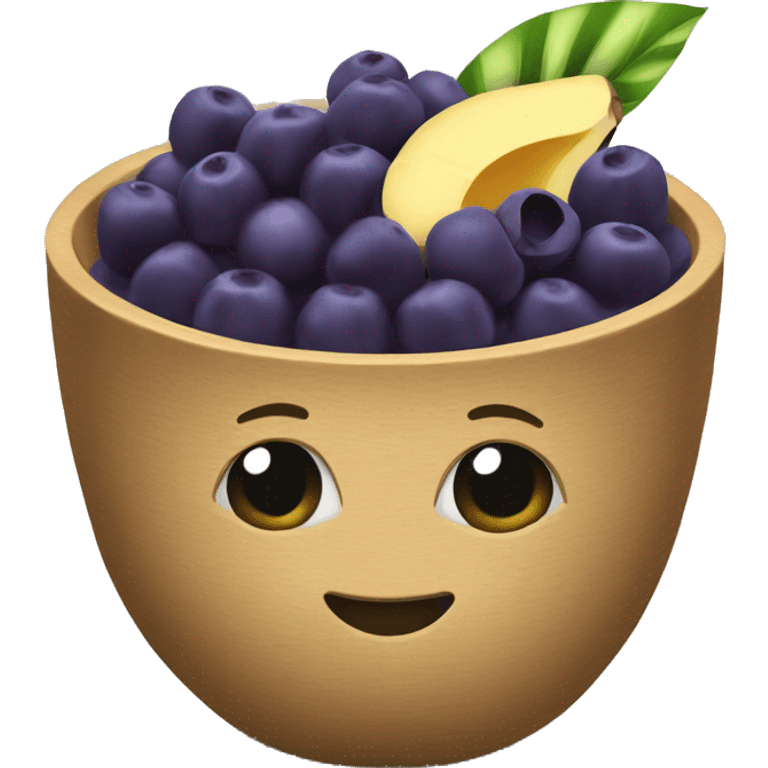 Acai bowl emoji