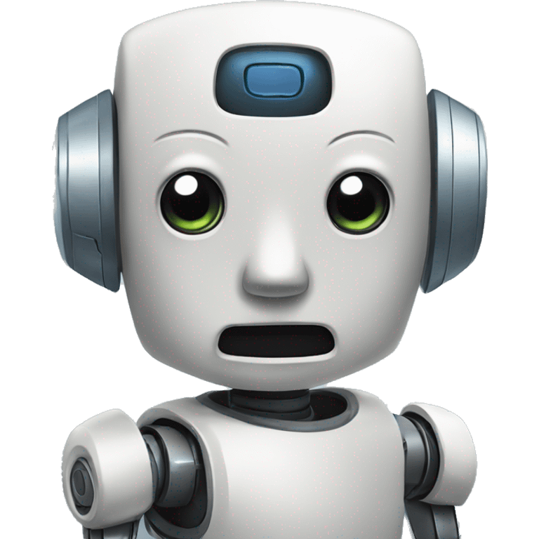 curious robot emoji