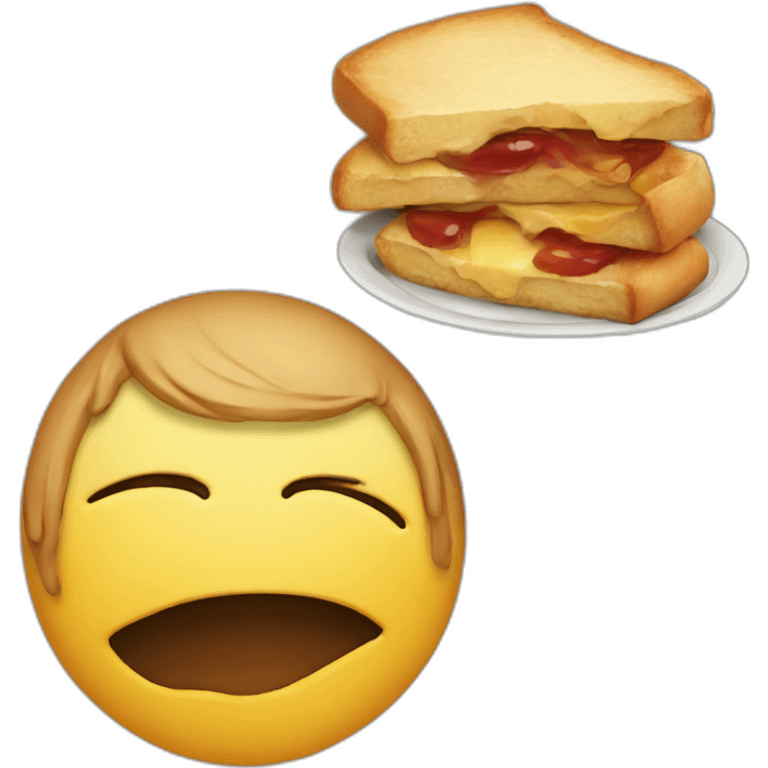 Hungry and sad emoji