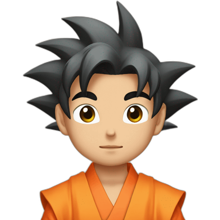 Son Goku with his orange kimono emoji